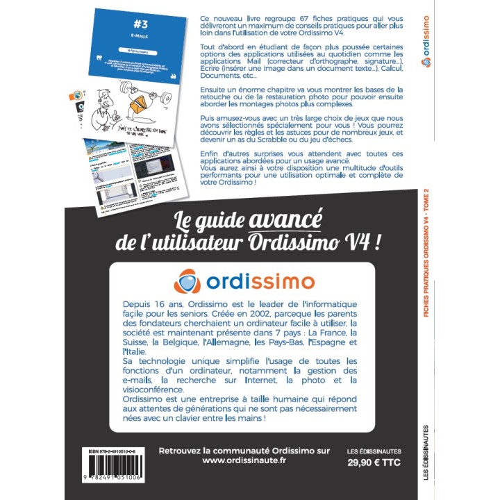 Livre de Fiches Pratiques Ordissimo V4 tome 2