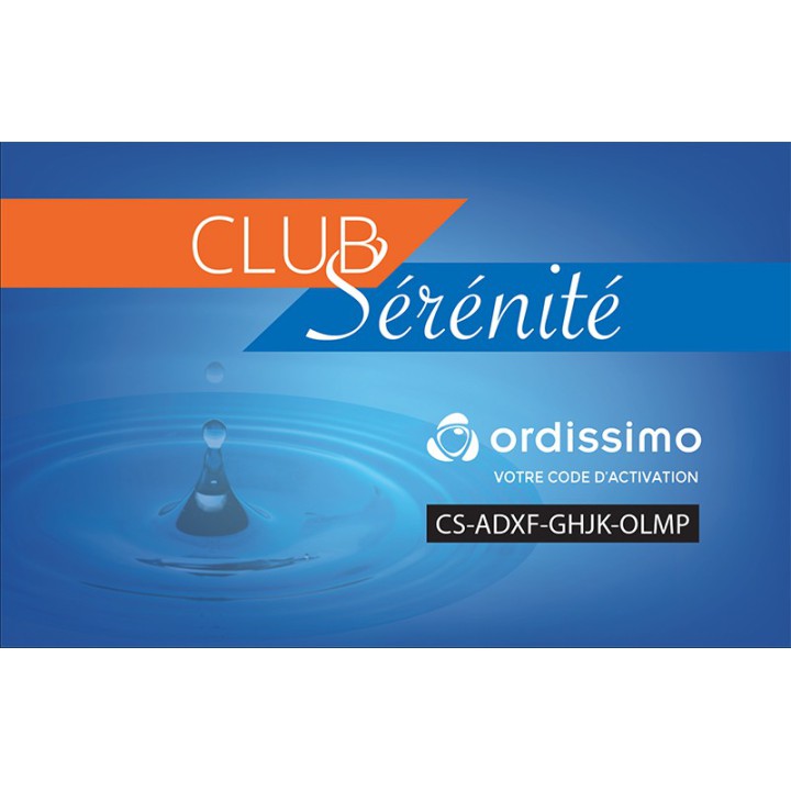 Carte club Sérénité Ordissimo