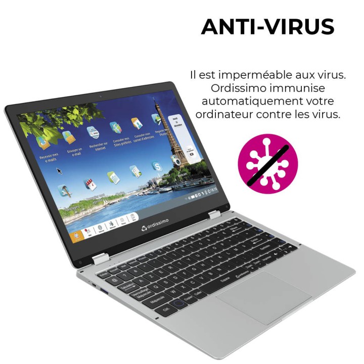 Ordinateur hybride Tactile 13"  Julia 2