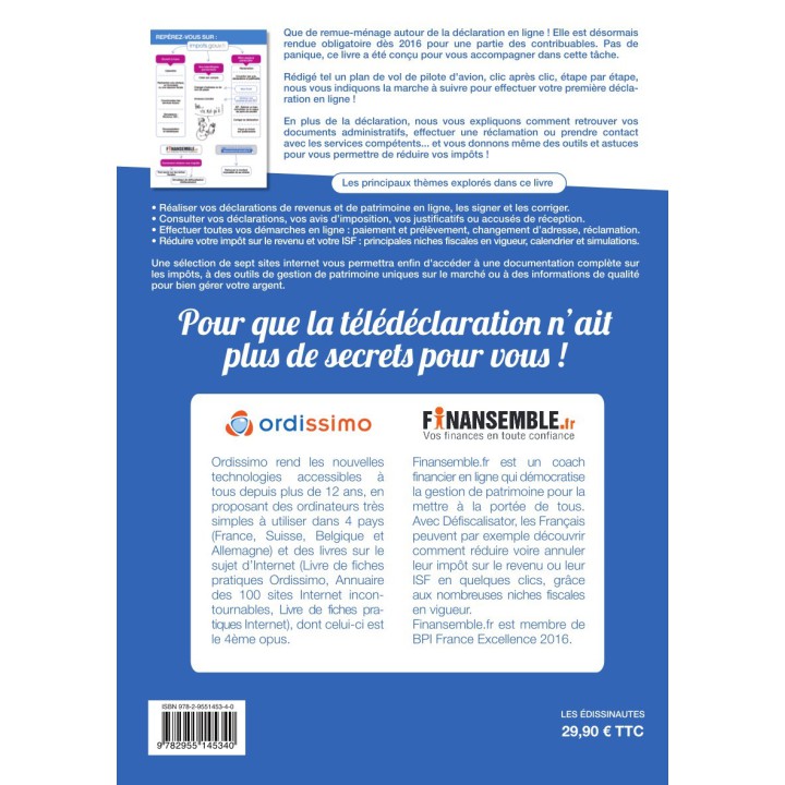 Livre "Déclarer ses revenus sur le site des impôts" : Organigramme